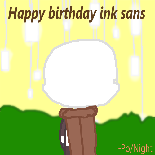 Creepy Smiling Face Of Ink Sans GIF