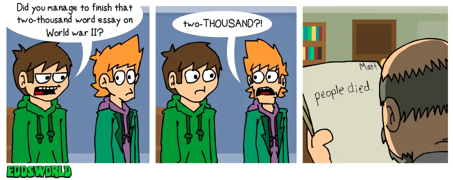 I drew eddsworld character's (I didn't try for Matt) : r/Eddsworld