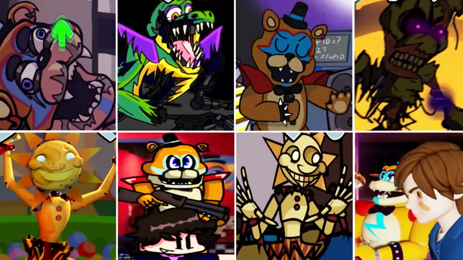 IULITM on Game Jolt: FNAF Security Breach Reboot ALL ANIMATRONICS