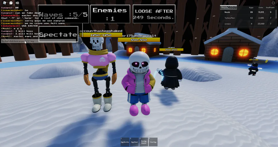 Sans Multiversal Battles! 2 - Roblox