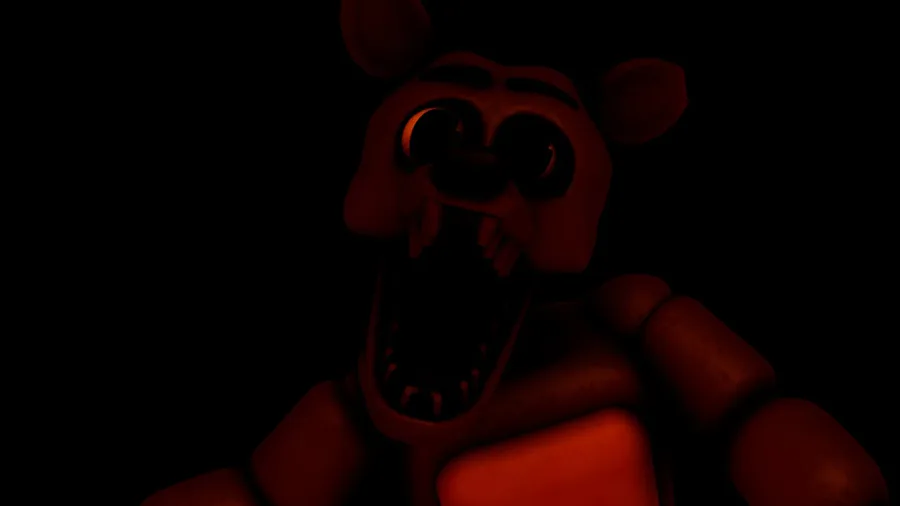 What's the deal with Withered Foxy and how does he jump so far?