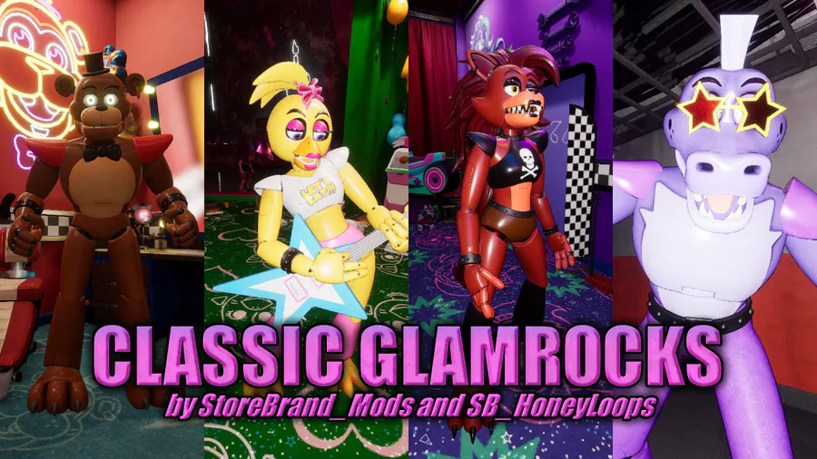 Toy' Glamrock Bonnie V2.5 [Five Nights at Freddy's Security Breach] [Mods]