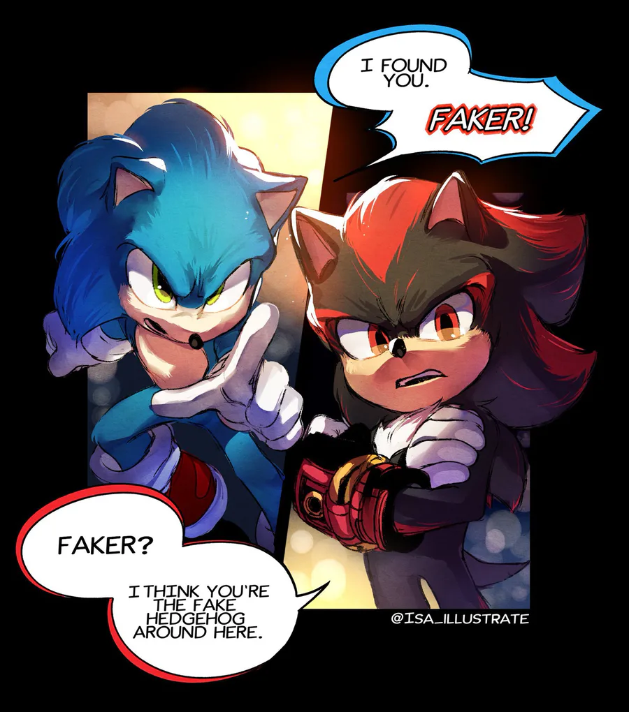 Sonic vs. Shadow round 2, Sonic X