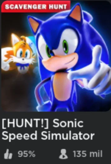 Jogando: Sonic Speed Simulator