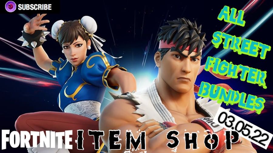 Street Fighter returns to the Fortnite Item Shop