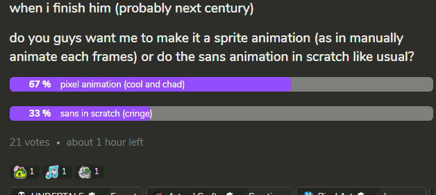 How to make a cool sans animation on scratch