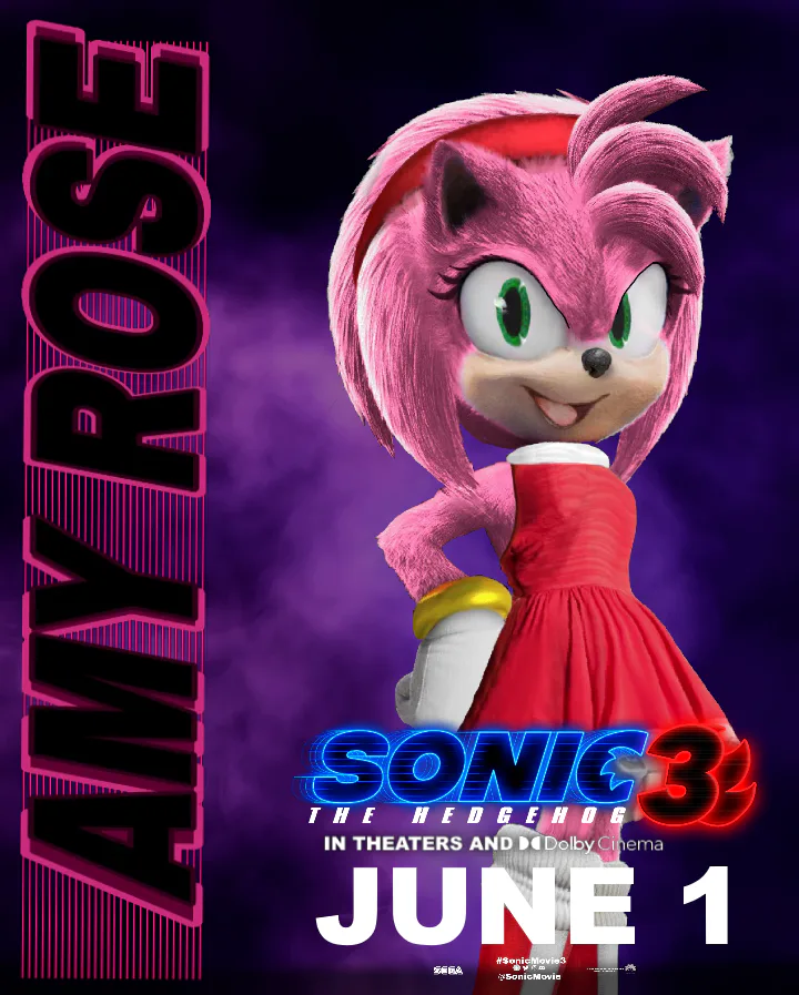SONIC: THE HEDGEHOG, 3 2024「AMY ROSE」Official Trailer 2022