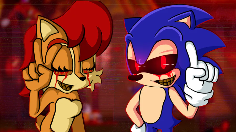 FNF VS Sonic.EYX / Sonic.EXE - eye-on-you Song (FNF MOD/Creepypasta)  (Friday Night Funkin') 