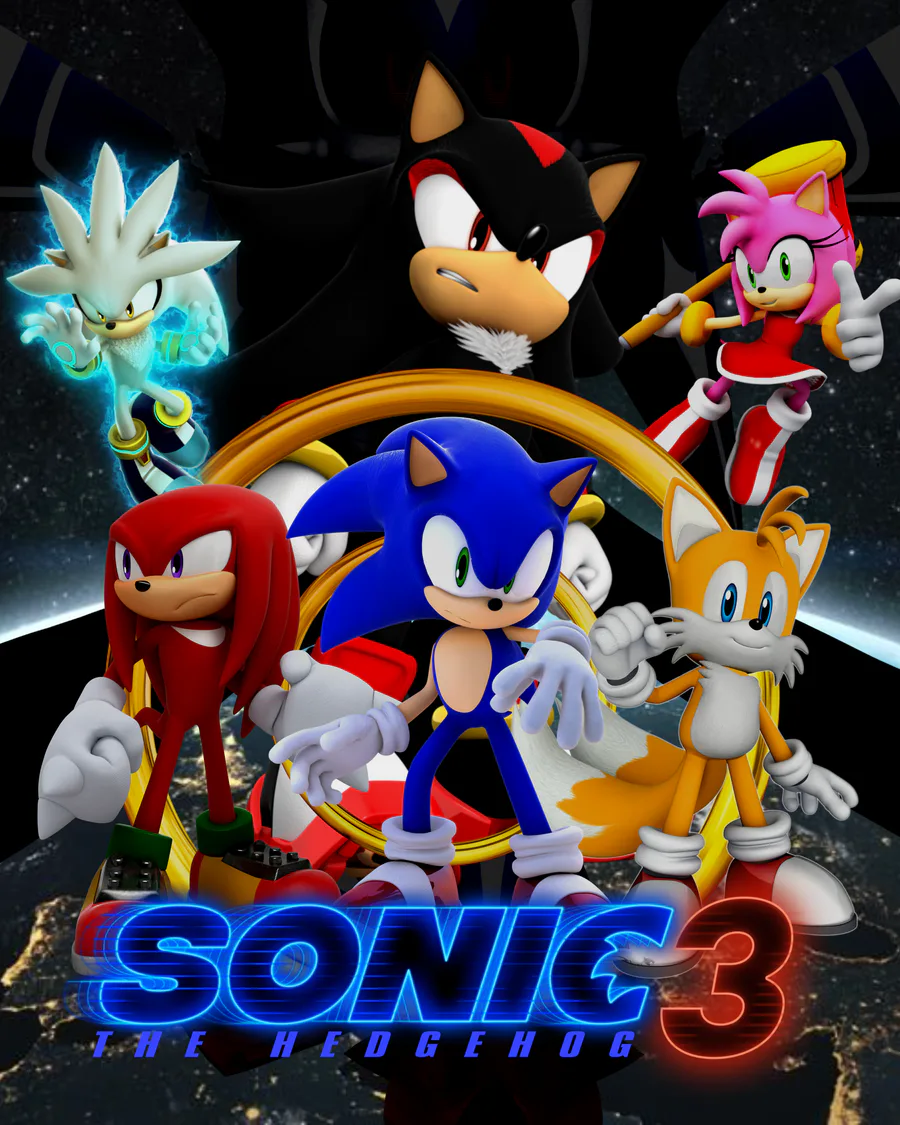 Sonic Movie 2 Fan-Made Poster  Hedgehog movie, Sonic the hedgehog