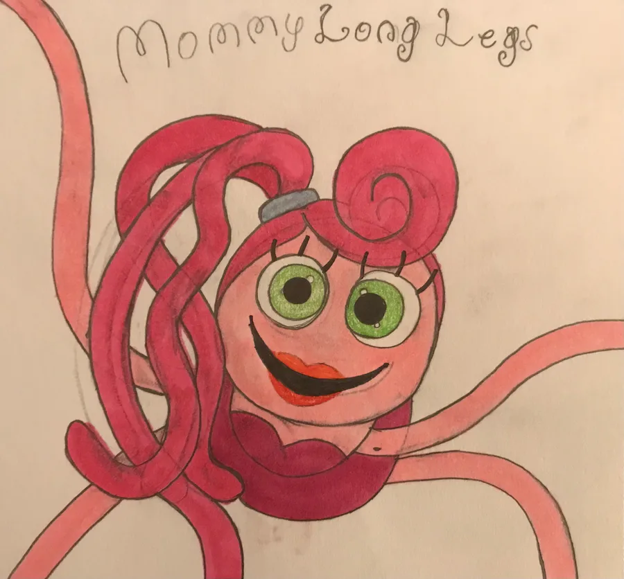 How To Draw Mommy Long Legs from Poppy Playtime