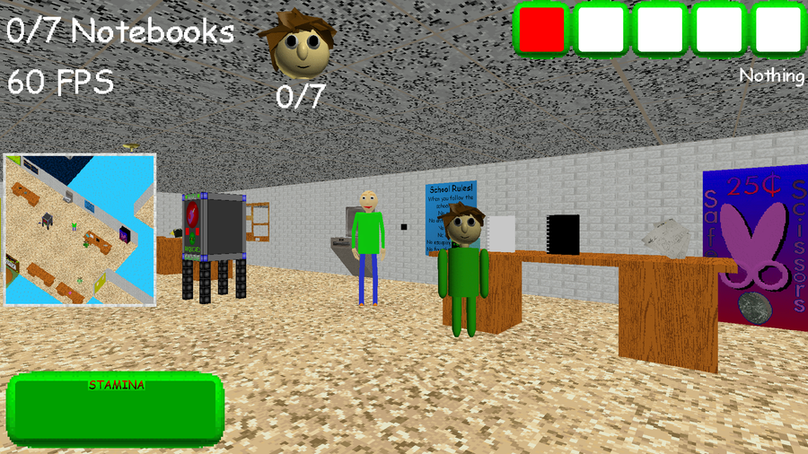 Baldi's Fun New School Plus Alpha 6 (2 Floor Demo