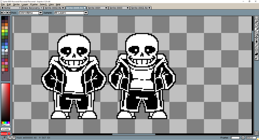 Wiki Sans Sprite by OkaxeBammerGame on DeviantArt