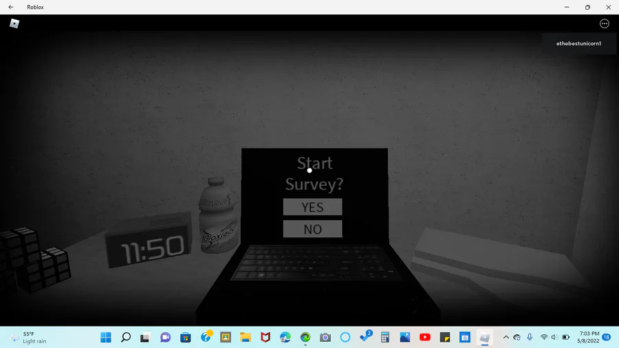 Start Survey? [HORROR] - Roblox