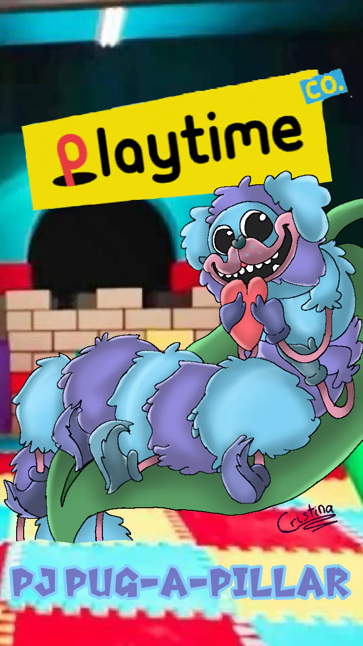 I drew Pj pug-a-pillar! : r/PoppyPlaytime