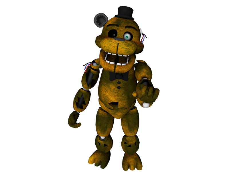 Withered Fredbear Full Model.