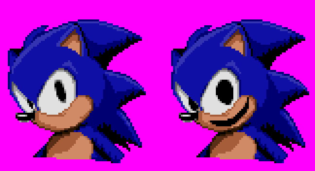 NajoiiDoddle on Game Jolt: Comparison between Sonic and Fake