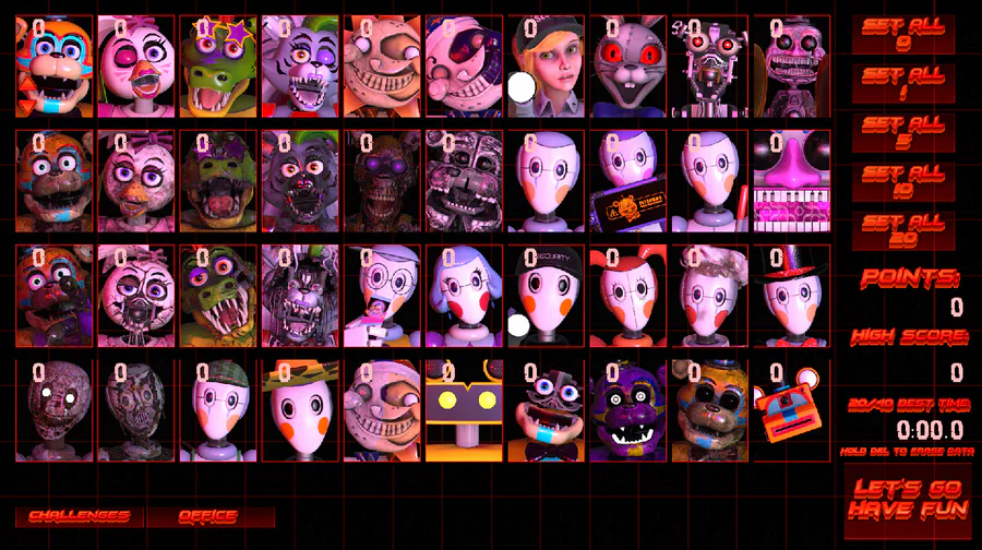 FNaF : Security Breach - Ultimate Custom Night by NIXORY - Game Jolt