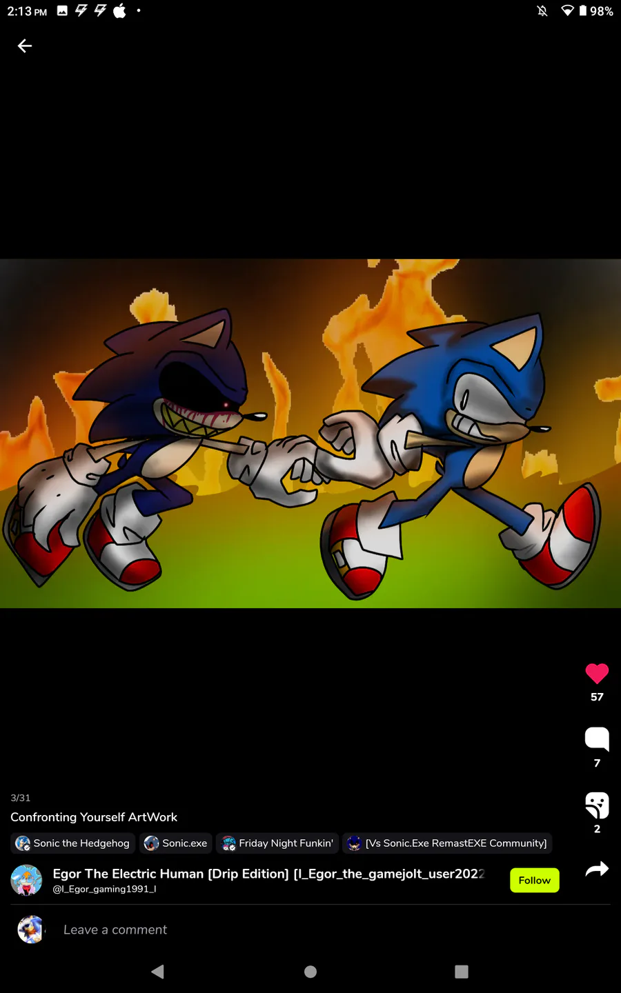 𝑲𝒂𝒏 𝒕𝒉𝒆 𝑺𝒕𝒖𝒑𝒊𝒅𝒈𝒆𝒉𝒐𝒈 ᴴᵉˡᵖ on Game Jolt: Guess the name of  this from And no its not Dark Sonic or Hyper Dark