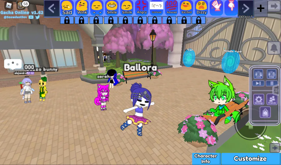 Gacha Online in Roblox - I met a FAN!!! 