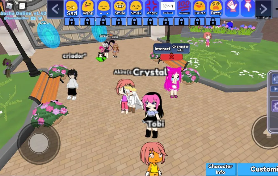 Gacha Online in Roblox - I met a FAN!!! 