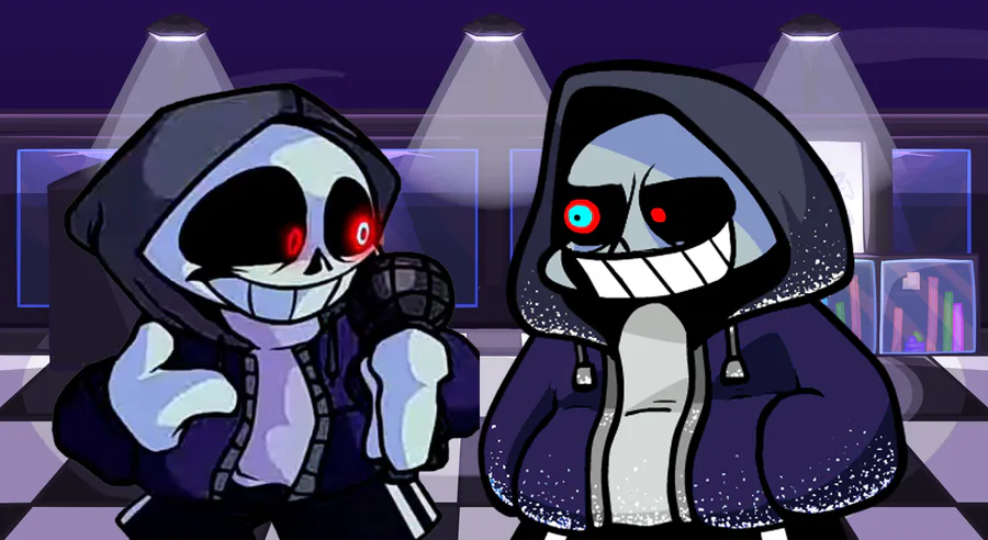 Nightmare Dust sans [Friday Night Funkin'] [Mods]