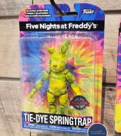 TIE DYE SPRINGTRAP FUNKO ACTION FIGURE REVIEW - Five Nights at