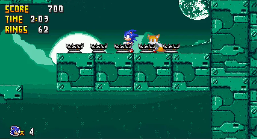 Sonic The Hedgeblog — In early 'Sonic 1′ screenshots the Green Hill Zone