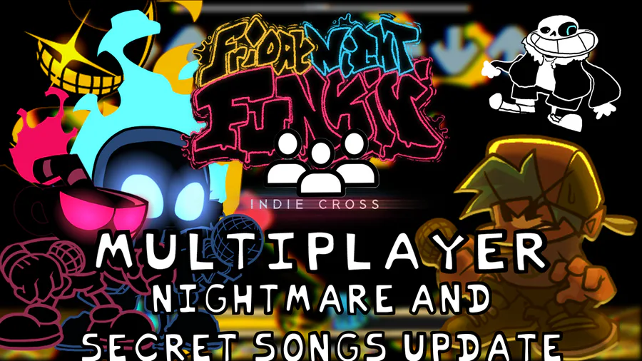 All Nightmare Mods in FNF Indie Cross - Friday Night Funkin' 