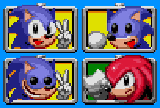 Custom sonic sprites I made : r/SonicTheHedgehog