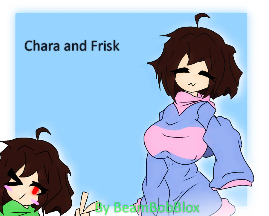 roblox chara face by Chaotic-Painshow on DeviantArt