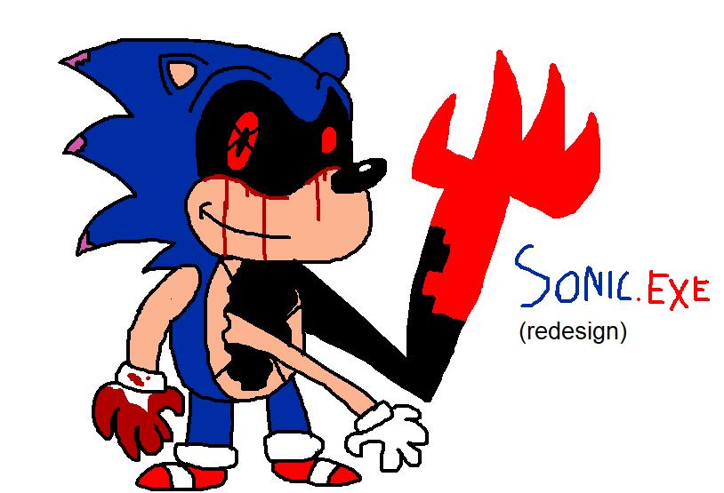 Never Download Sketchy Software:Sonic.exe Redesign by OrangeSquidy64 on  DeviantArt