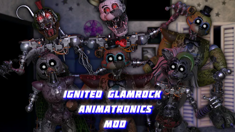 Ultimate Custom Night - Animatronics FNaF VR:Help Wanted (Mod) by NIXORY -  Game Jolt