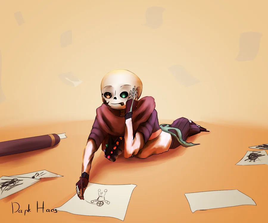 Ink!Sans by YenriStar -- Fur Affinity [dot] net