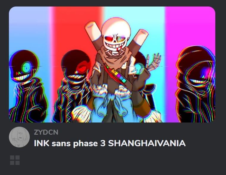 INK sans phase 3 SHANGHAIVANIA by ZYDCN - Game Jolt