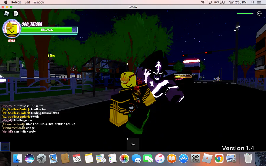 I was chilling on blox fruits and saw this Should I be worried
