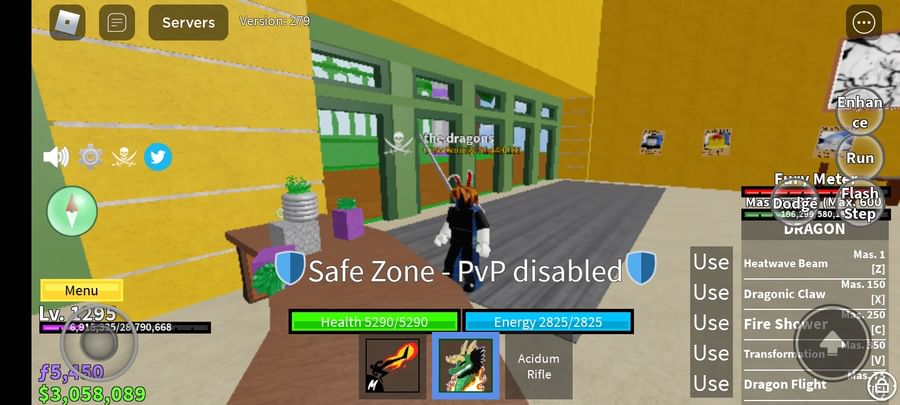 Blox Fruit Pov: Max Level Player vs. Level 1 Player 