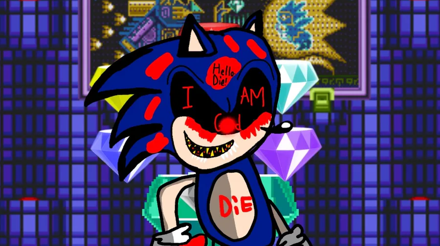 Ring The Ring on Game Jolt: my own sonic.exe! he was borned in a sonic 3  rom hack , sonic looks