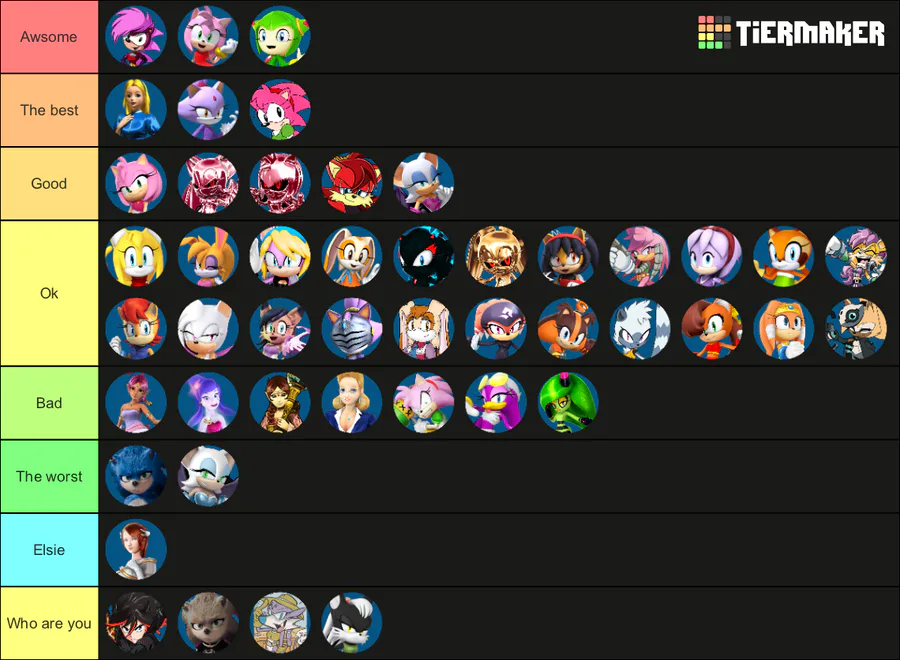 MrShell on Game Jolt: Here is my Sonic Game Tier List (most of them are  ones that I haven