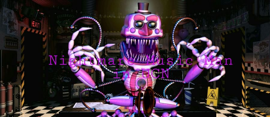 Fnaf 9 music. ФНАФ 9 кошмарный Мьюзик Мэн. Мьюзик Мэн АНИМАТРОНИК ФНАФ 9. Скример Мьюзик Мэн. ФНАФ 6 Мьюзик Мэн кошмарный.