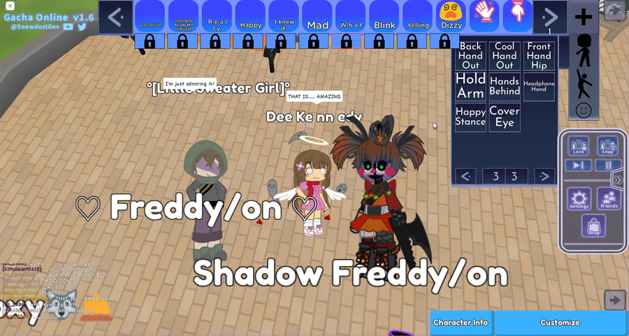 ROBLOX GACHA ONLINE - I Customised my Awesome Gacha OC 