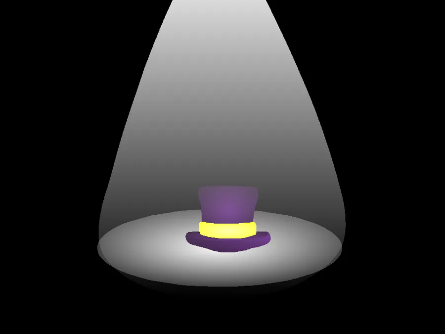 Purple Yellow Banded Top Hat