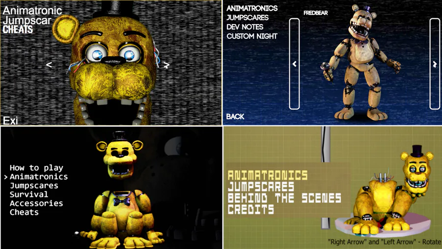 ALL REMASTERED ANIMATRONICS, EXTRAS