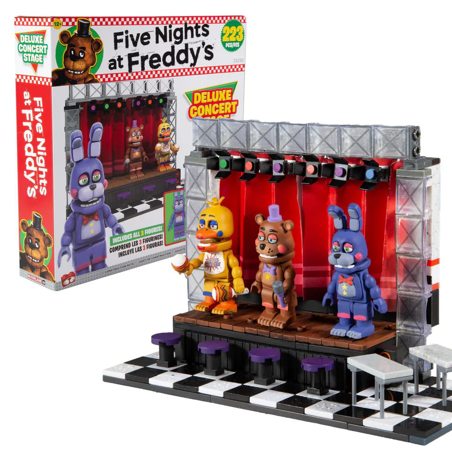 FNAF Five Nights at Freddy's Deluxe Concert Stage Construction Set New in stock 