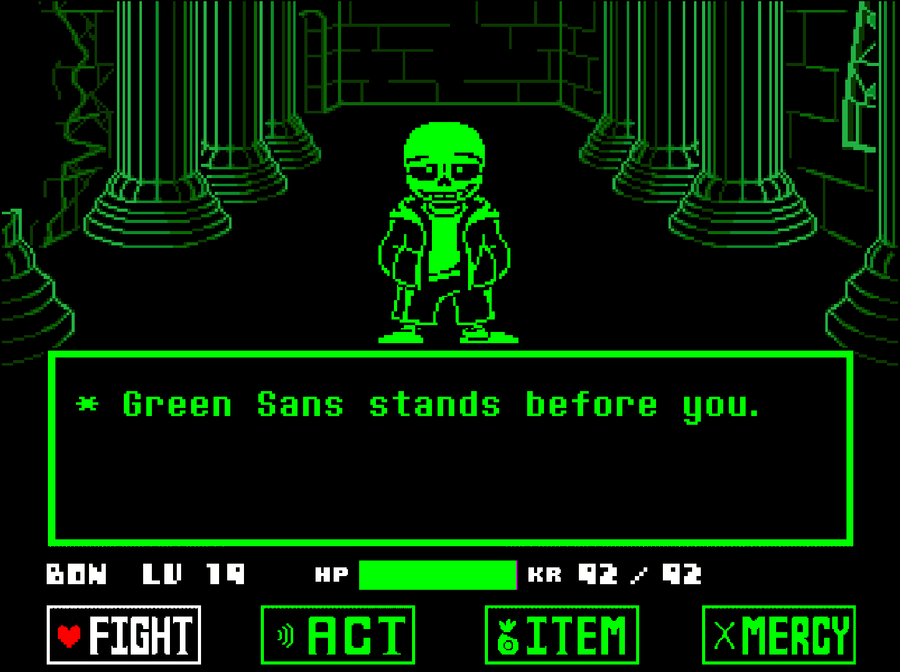 Undertale Green by Migs - Game Jolt