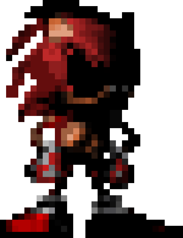 Starved sonic pixel art