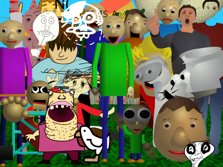 Baldi Basics characters by Redstar_Woof on Sketchers United