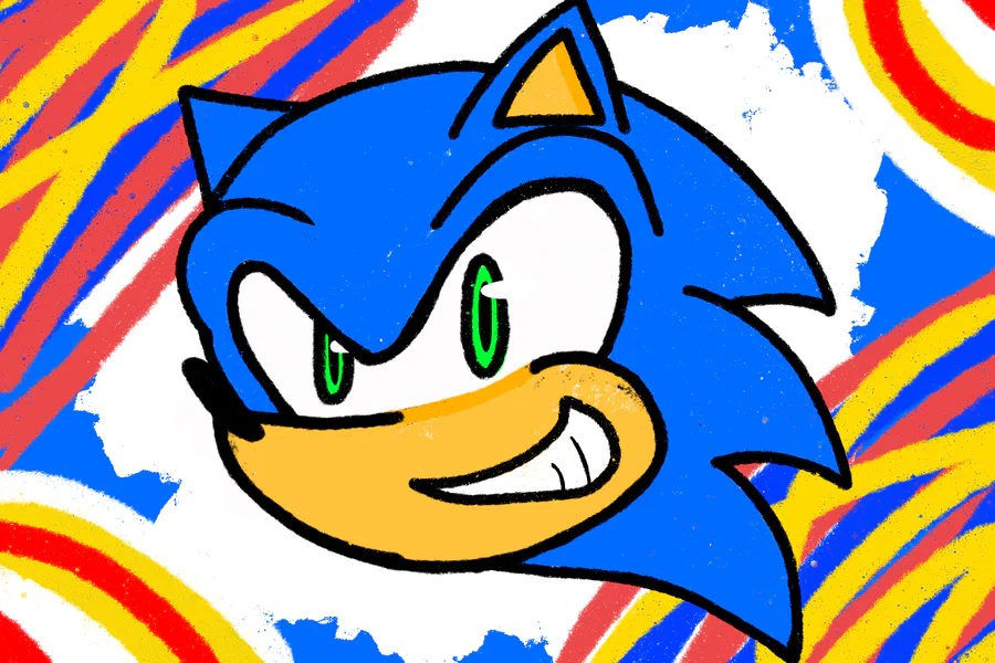 NajoiiDoddle on Game Jolt: Comparison between Sonic and Fake