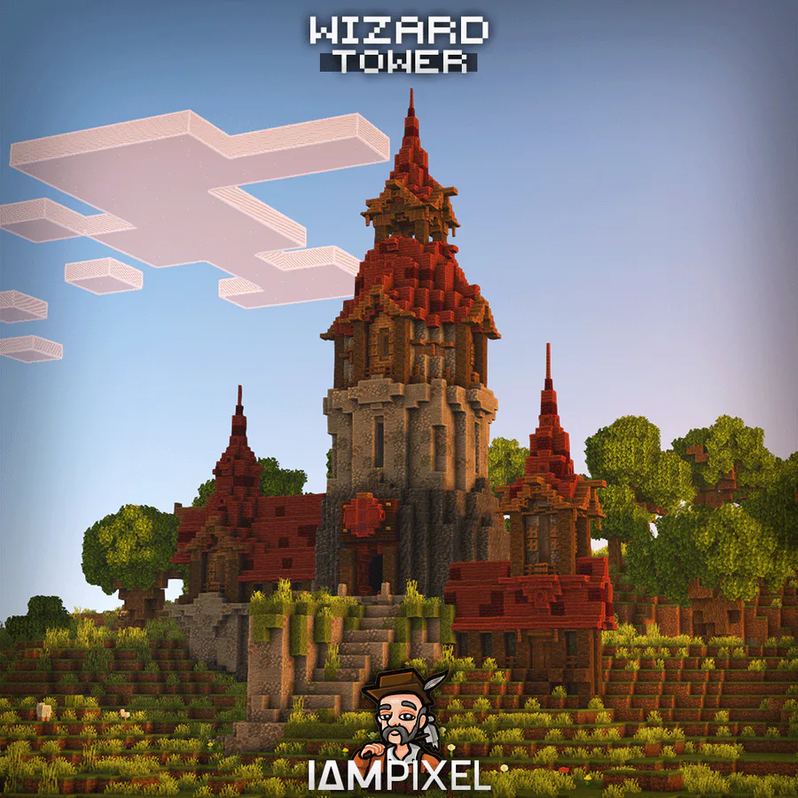 Medieval Wizard Tower Minecraft Medieval Wizard Tower Minecraft
