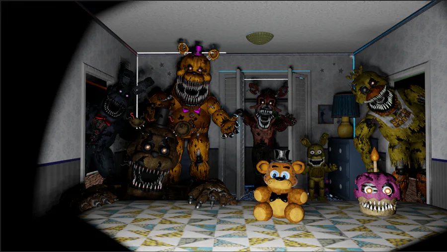 Fnaf Mobile Remastered - Promo art concept by freddygamer24 on