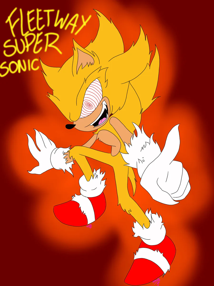 ✨Metal Sonic and Eggman✨ (The Horror Freak) on Game Jolt: So I drew  Fleetway Super Sonic… (I added what he originally looked